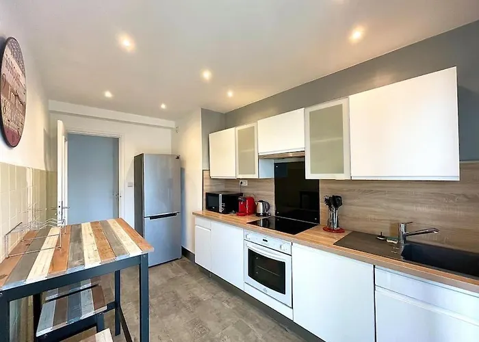 Large Flat Terrace Sea View, Promenade Des Lägenhet