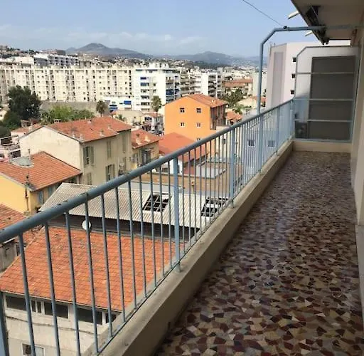 Lägenhet Large Flat Terrace Sea View, Promenade Des *