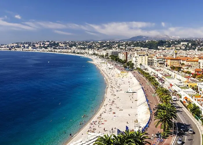 Lägenhet Large Flat Terrace Sea View, Promenade Des