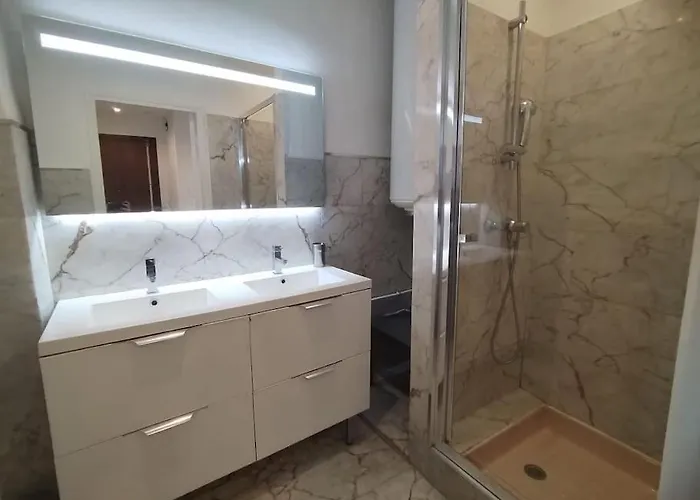 Lägenhet Large Flat Terrace Sea View, Promenade Des Nice